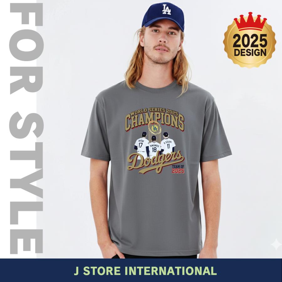 大谷翔平 山本由伸 佐々木朗希 Tシャツ ドジャース 2025 ワールド