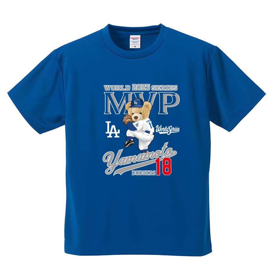 山本由伸 グッズ Tシャツ ドジャース 2025 ワールドシリーズ 優勝記念