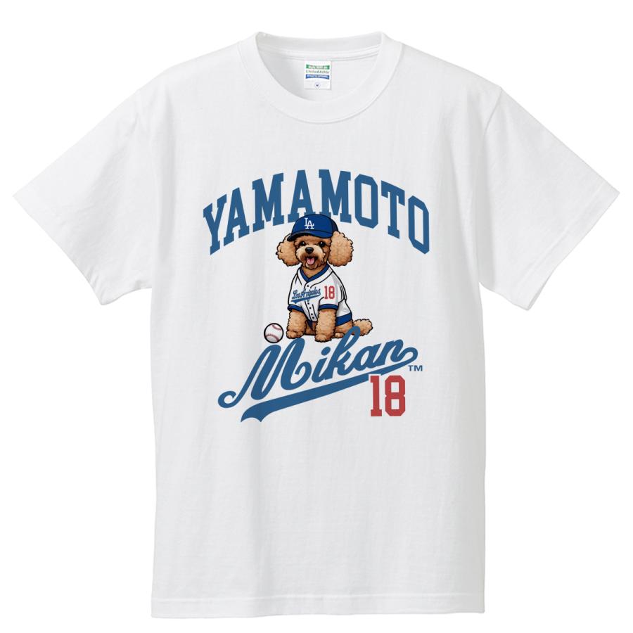 新品タグ付き　ドジャース　山本由伸投手　Tシャツ　Lサイズ 山本由伸 グッズ tシャツ 山本由伸グッズ ワールドシリーズ