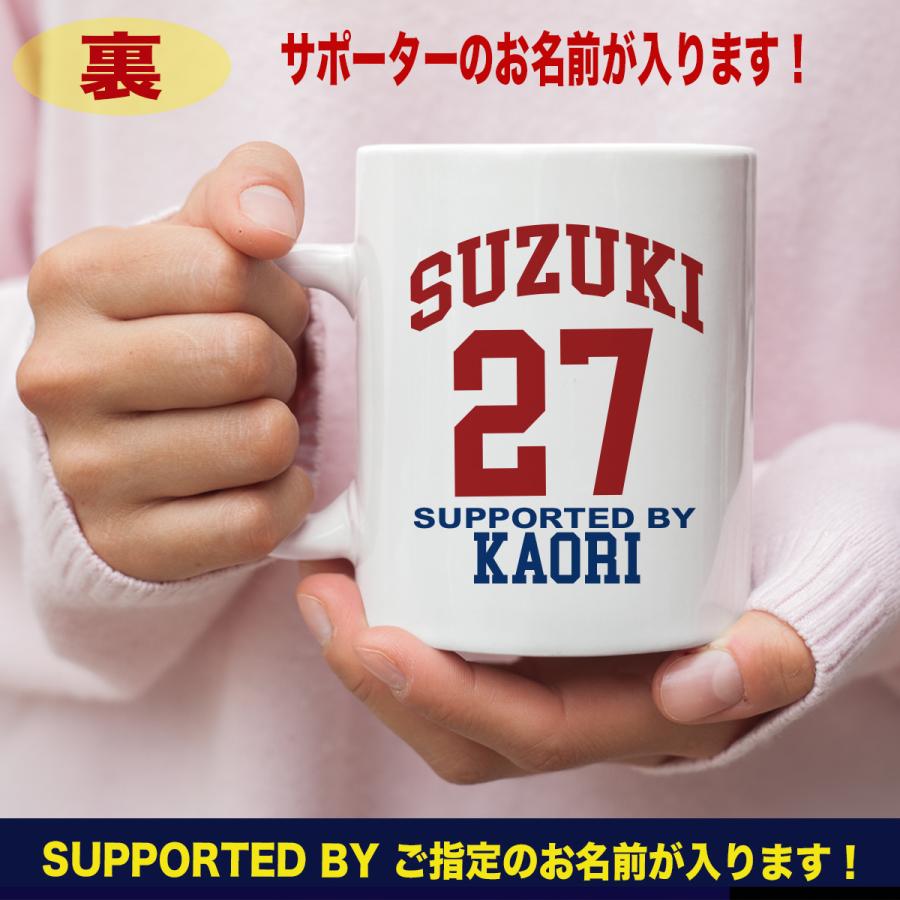 鈴木誠也 カブス公式 テディベア&カップ 鈴木誠也 マグカップ MLB カブス 名入れ 陶器製 ギフト 350ml