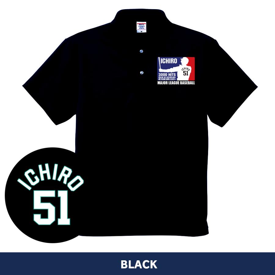 イチロー ポロシャツ イチローグッズ MLB マリナーズ 大きいサイズ 5l