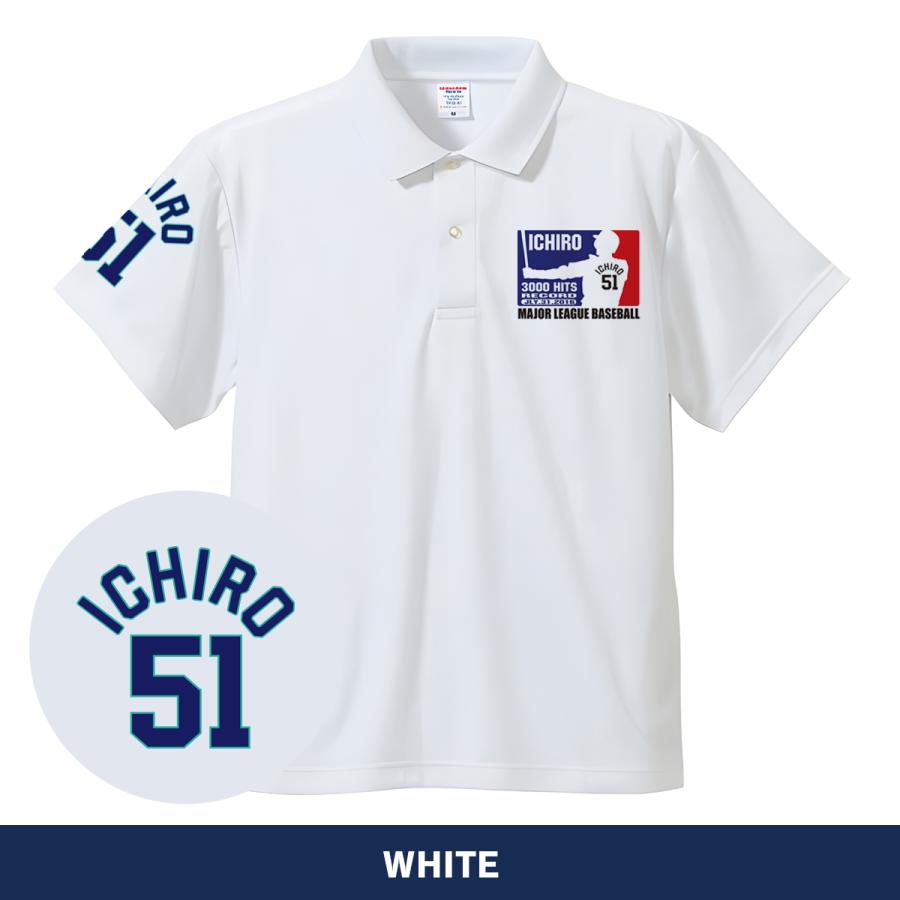 イチロー ポロシャツ イチローグッズ MLB マリナーズ 大きいサイズ 5l 