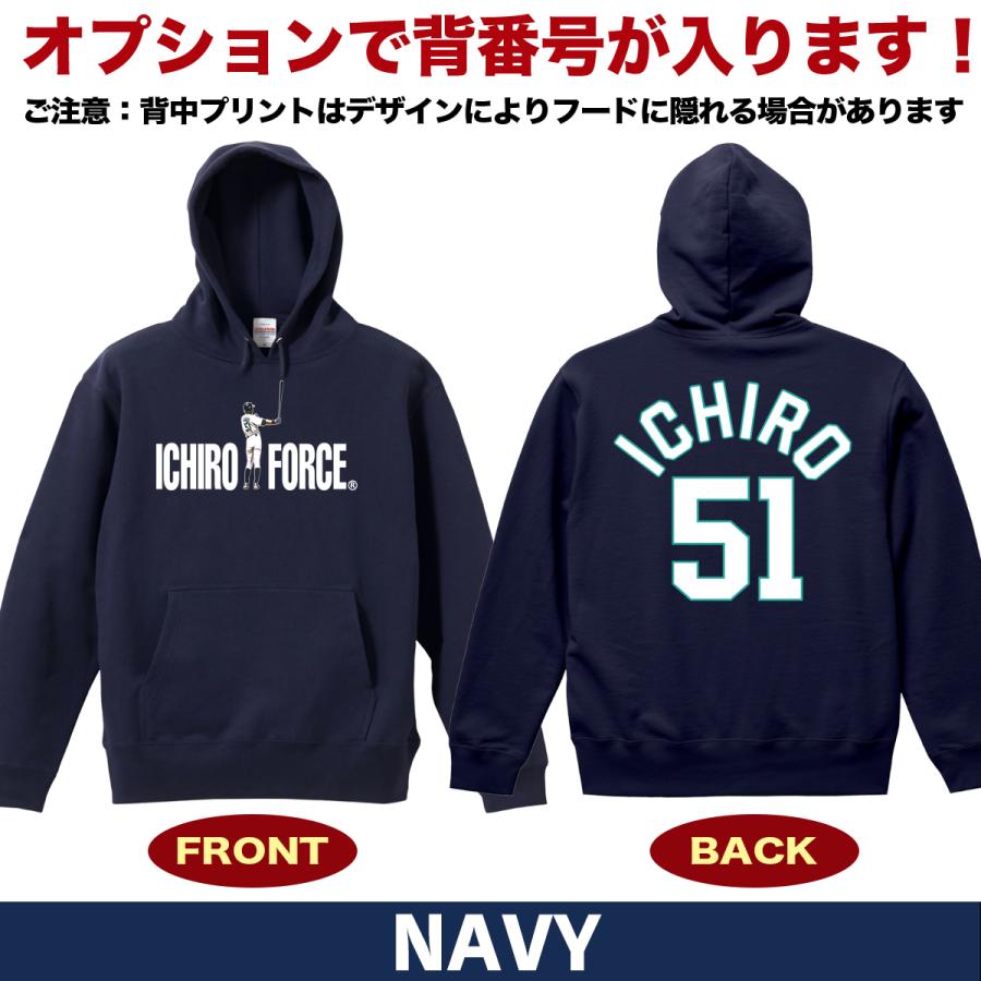 【新品未使用】イチロー 2025年野球殿堂記念パーカー L サイズ（ネイビー） イチロー 2025年野球殿堂 パーカー L ネイビー イチロー グッズ