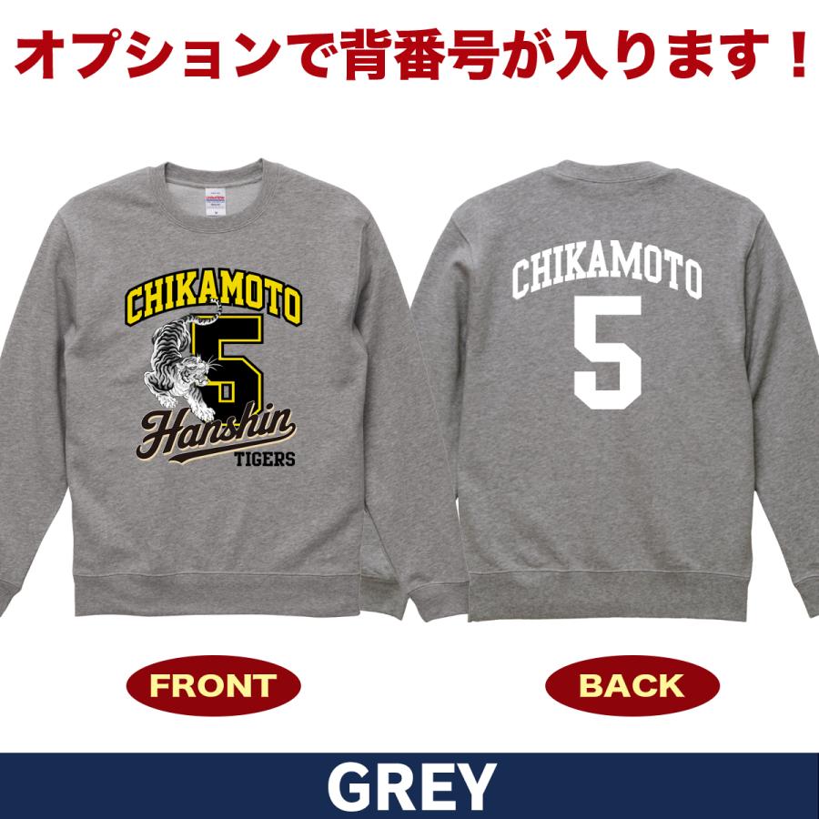 阪神タイガース グッズ トレーナー 応援 近本光司 ユニフォーム風 優勝