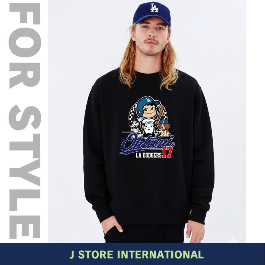 大谷翔平 グッズ トレーナー スウェット メンズ ドジャース MLB 大きい