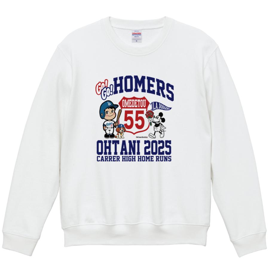 大谷翔平 グッズ トレーナー スウェット ドジャース 応援 55号