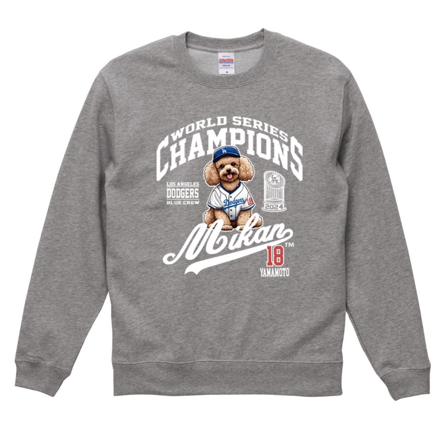 山本由伸 グッズ トレーナー スウェット メンズ mlb ドジャース 大きい