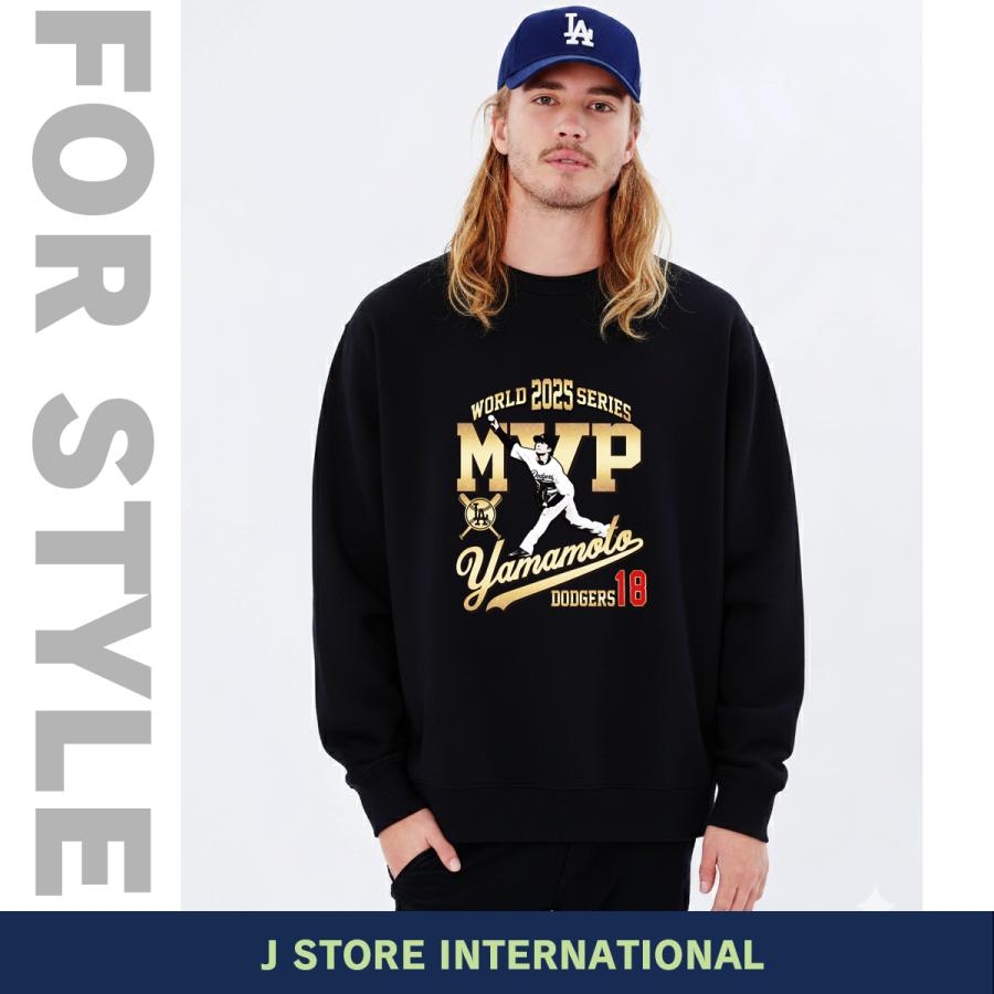 山本由伸 グッズ トレーナー ドジャース 2025年 ワールドシリーズ 優勝