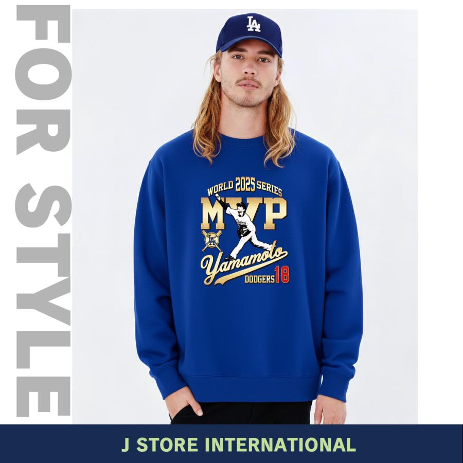 山本由伸 グッズ トレーナー ドジャース 2025年 ワールドシリーズ 優勝