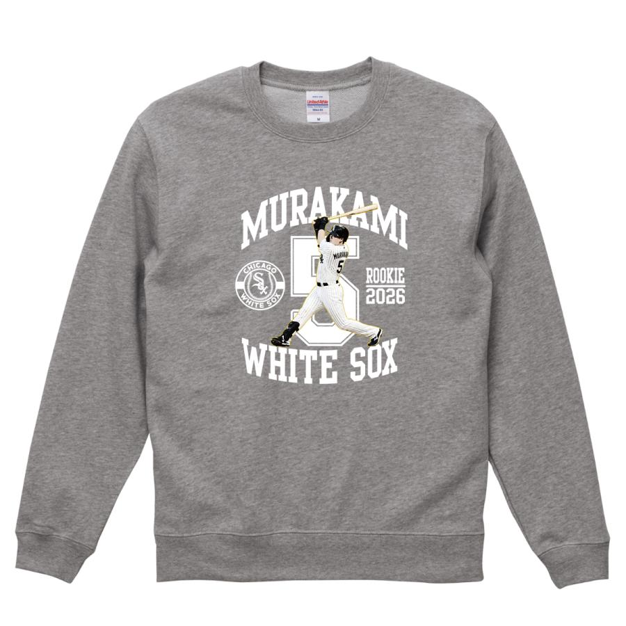 村上宗隆 ヤクルト グッズ トレーナー スウェット ホワイトソックス