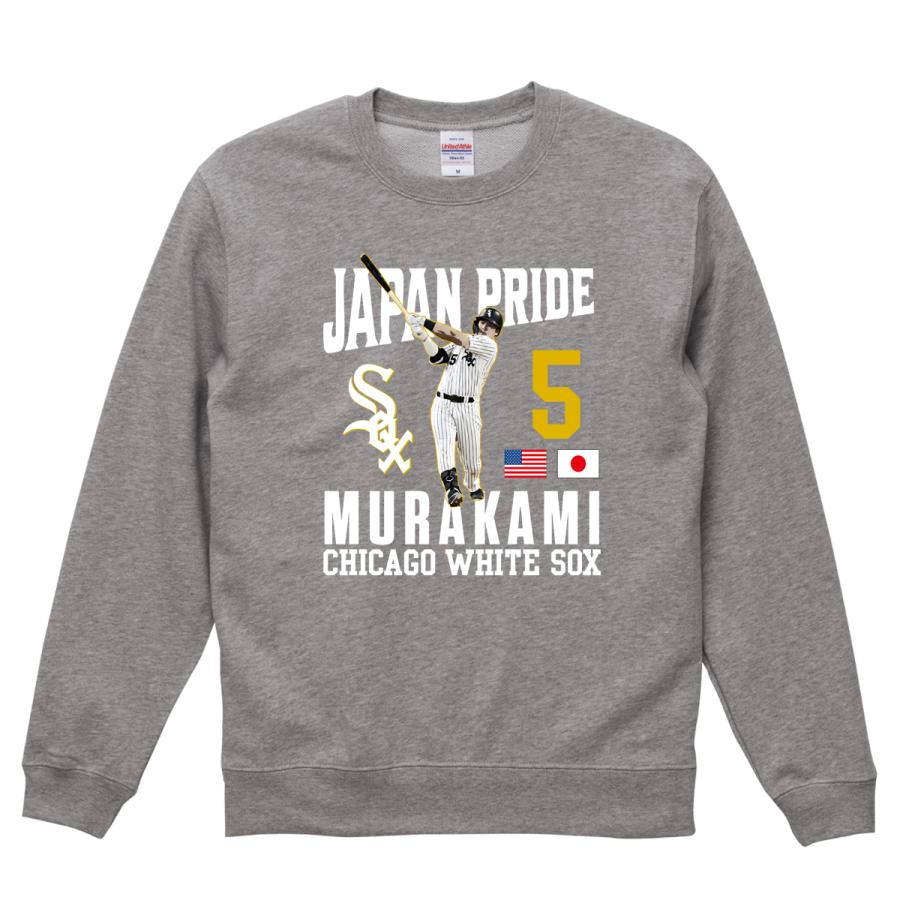 村上宗隆 グッズ トレーナー スウェット MLB ホワイトソックス 入団