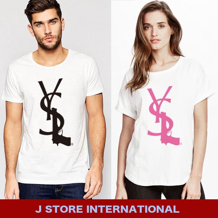 パロディtシャツ ユニセックス イヴ サンローラン Ysl 半袖 T Paro Ysl おもしろtシャツ通販のjストア 通販 Yahoo ショッピング