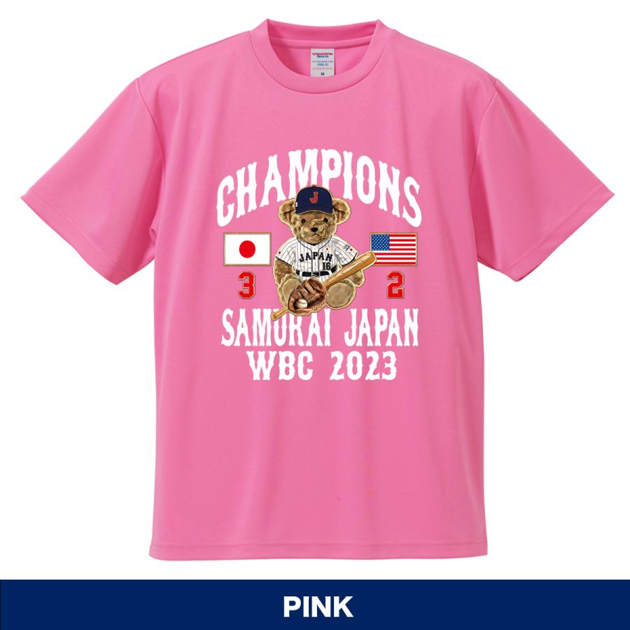 大谷翔平 Tシャツ WBC 2023 優勝記念 侍ジャパン テディベア 日本代表