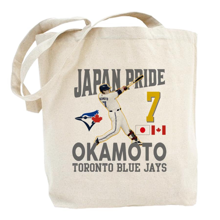 岡本和真 トートバッグ ブルージェイズ MLB 応援 入団記念 プレゼント