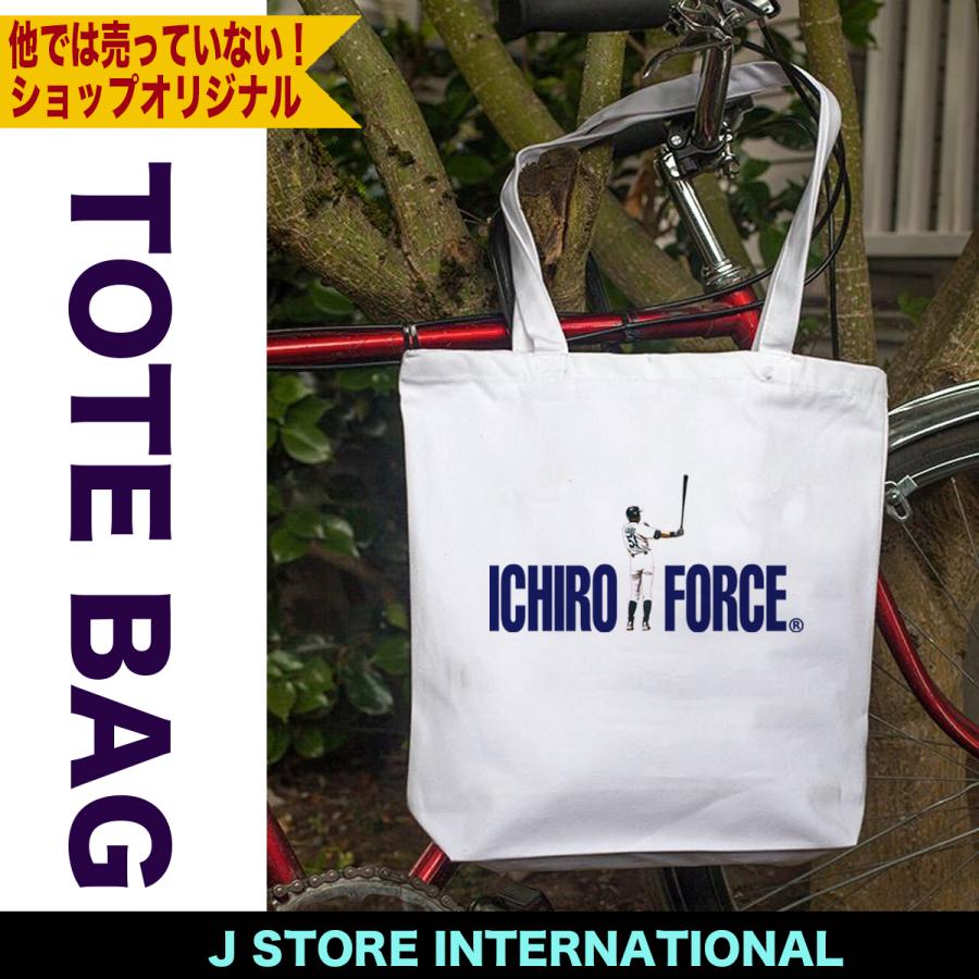 イチロー グッズ トートバッグ イチローグッズ MLB マリナーズ 帆布