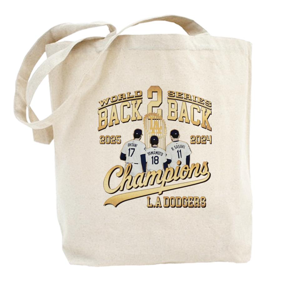 大谷翔平 山本由伸 佐々木朗希 トートバッグ ドジャース 2025 ワールド