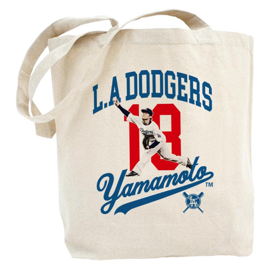 山本由伸 グッズ トートバッグ mlb ドジャース メンズ レディース a4