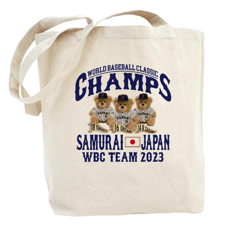 大谷翔平 山本由伸 佐々木朗希 トートバッグ WBC 2023 優勝記念 侍