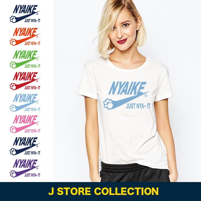 パロディtシャツ ユニセックス ナイキ ジョーク 面白い ねこ ネコ 猫 Y P T Nyaiki おもしろtシャツ通販のjストア 通販 Yahoo ショッピング