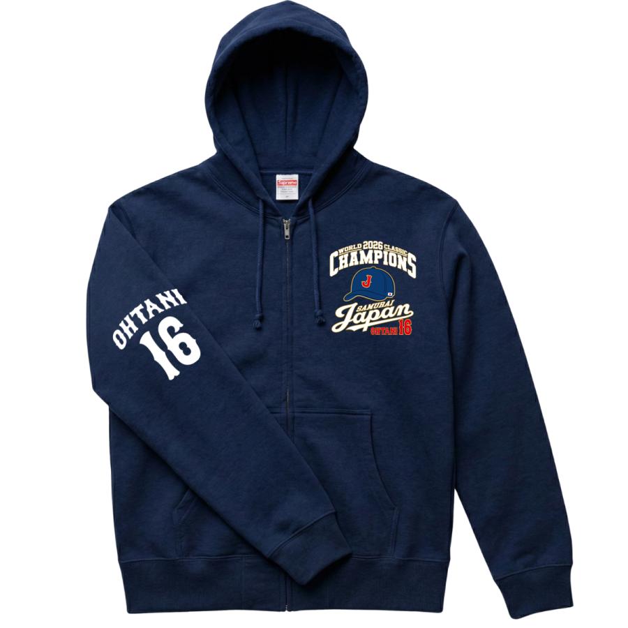 【WBC 2026 スウェットパーカー Oサイズ】東京ドーム 侍 JAPAN WBC2026 侍ジャパン メモリアル ジップパーカー スウェット トレーナー
