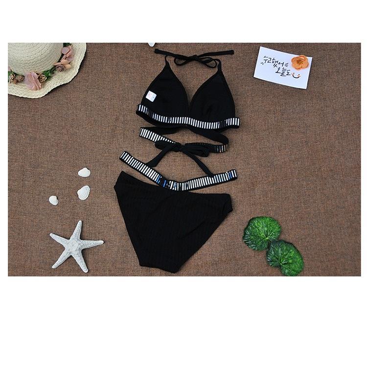 新作 今年流行 レディース水着 ビキニ ビスチェ 谷間 無地 リボン ホルターネック プール 女子用 選べる2色 大きいサイズ有 M B Lh85 J Styles Net 通販 Yahoo ショッピング