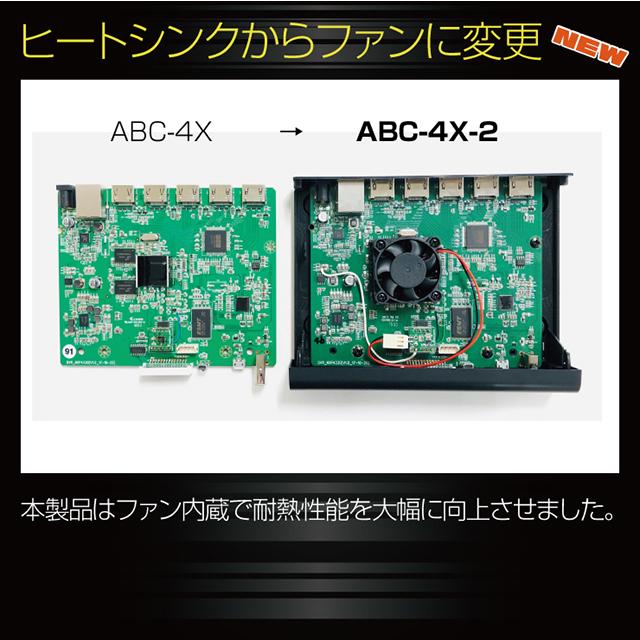 アキバコンピューター4X-2 ABC-4X-2 アキバコ 4CH HDMIセレクター搭載 