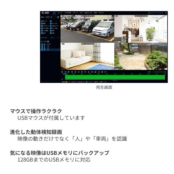 コロナ電業 telstar HDR-704 ハードディスクレコーダー AHD3.0 2TB搭載