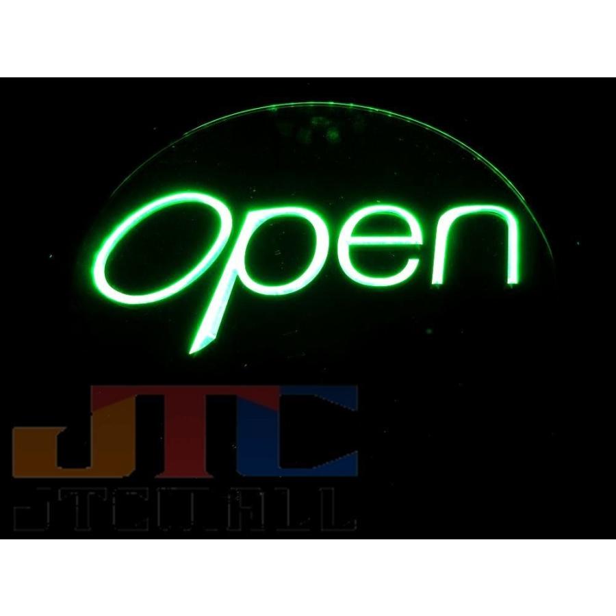 特大LED3D 35cm 特大サイズ OPEN オープン グリ