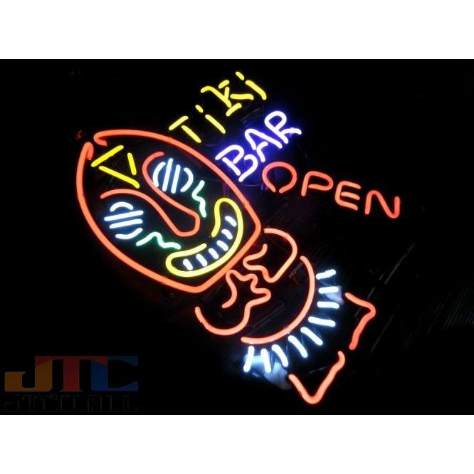 78%OFF!】Tiki BAR OPEN 広告 ネオン看板 ネオンサイン 店舗用