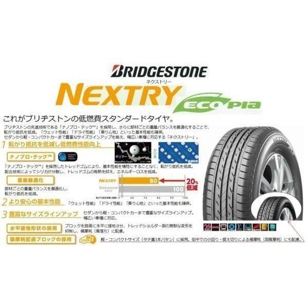 2022年製 ブリヂストン 195/65R15 NEXTRY 新品タイヤ2本セット : 152 
