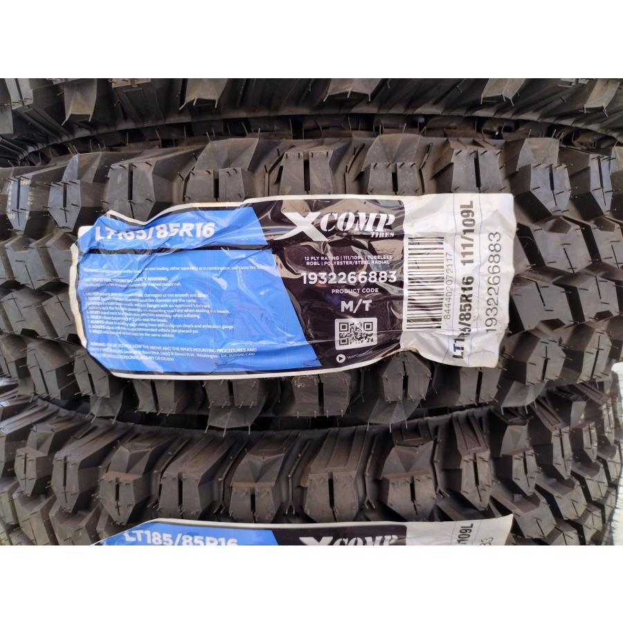 API LT185/85R16 111/109L GLADIATOR Xcomp M/T 新品タイヤ 4本セット