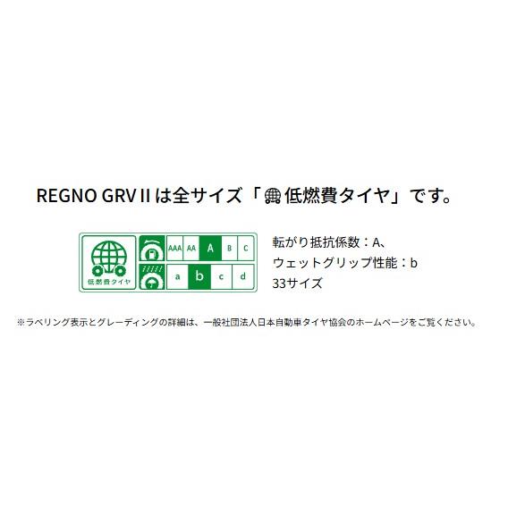 ブリヂストン 215/60R16 REGNO GRVII ミニバン専用  新品 国産タイヤ 4本セットの画像