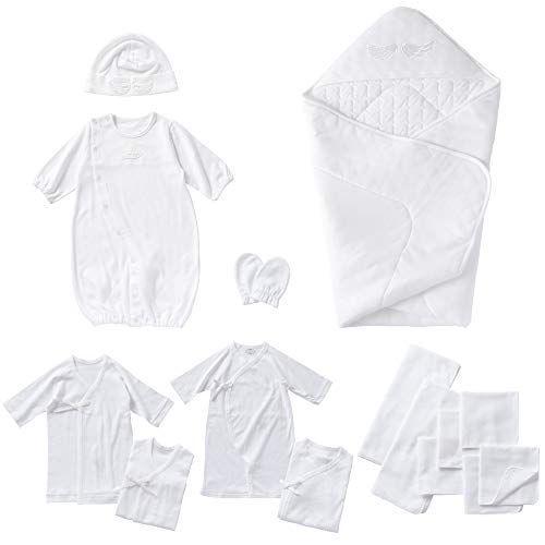 人気no 1 本体 Crem De Coco 天使の羽 出産準備 15点 セット ベビー 新生児 赤ちゃん ギフトセット ツーウェイオール 帽子 アフガン ミ 特売 Atempletonphoto Com