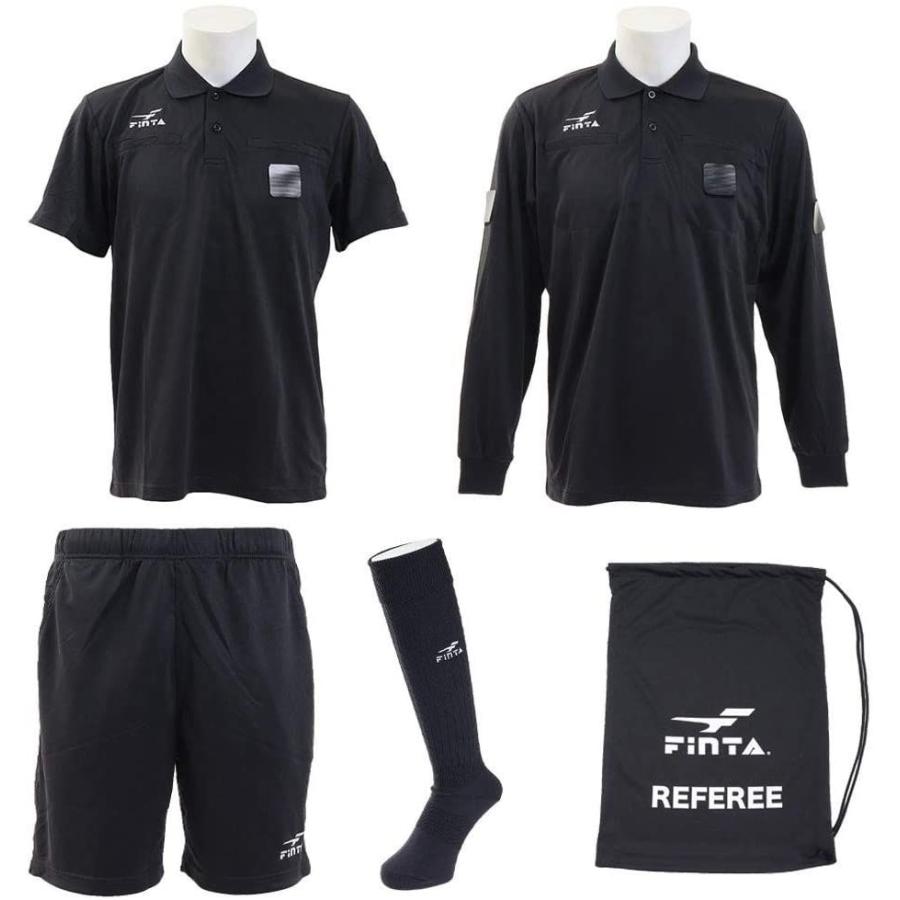 50 Off フィンタ サッカー 審判 レフリー4点セット 005 ブラック Ft6511 O 最新の激安 Artmedia Ba