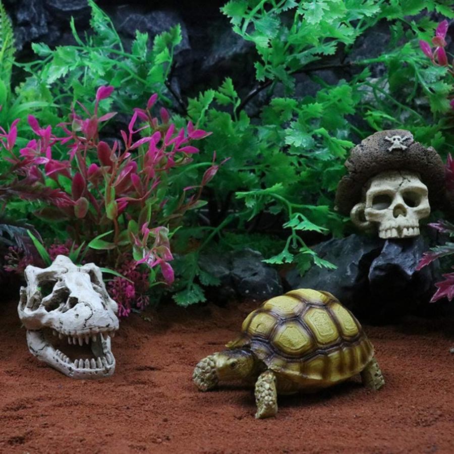 ファッションなデザイン Ledmomo 亀フィギュア 置物 オブジェ インテリア アクセサリー 水槽 爬虫類ケース 飾り 樹脂製 カメモデル Shipsctc Org