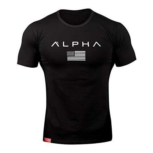 1212円 New Shanliang ジムtシャツ ストレッチ 半袖 細身 フィットネス トレーニング 筋トレ スポーツ おしゃれ メンズ L ブラック