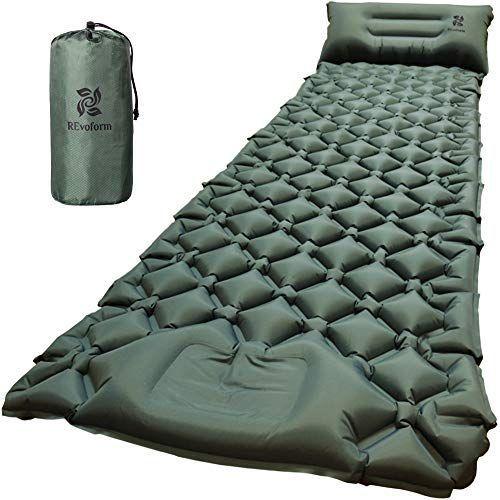 1792円 卓抜 Revoform エアーマット エアマット キャンプマット 車中泊 防災 テント泊 花見 テントマット アウトドア 山登り 収納袋付き コン