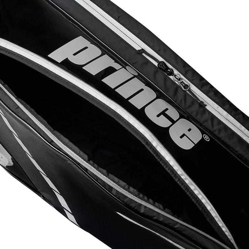 特別訳あり特価 プリンス ラケットバッグ 235 ブラック シルバー ラケットバッグ6本入 At172 硬式 Binghamtonhots Com