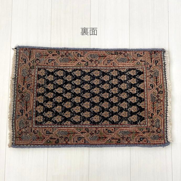 中古ラグマット カーペット マット ギャッベ ウール100％ インテリア 40ｘ60cm ユーズド 一点もの carpet-01 |  | 02