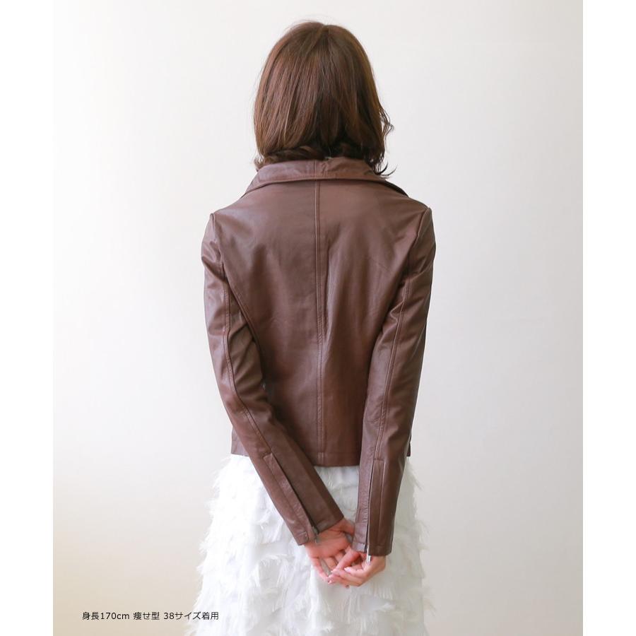 Jasmine革ジャケット 革ジャン レザージャケット レディース羊革 おしゃれ Jasmine革ジャケット 革ジャン レザージャケット レディース羊革