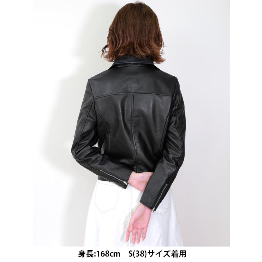 レザージャケット ライダース ダブルライダース 革ジャン レディース