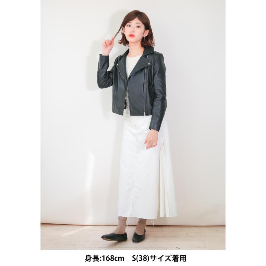 レザージャケット ライダース ダブルライダース 革ジャン レディース