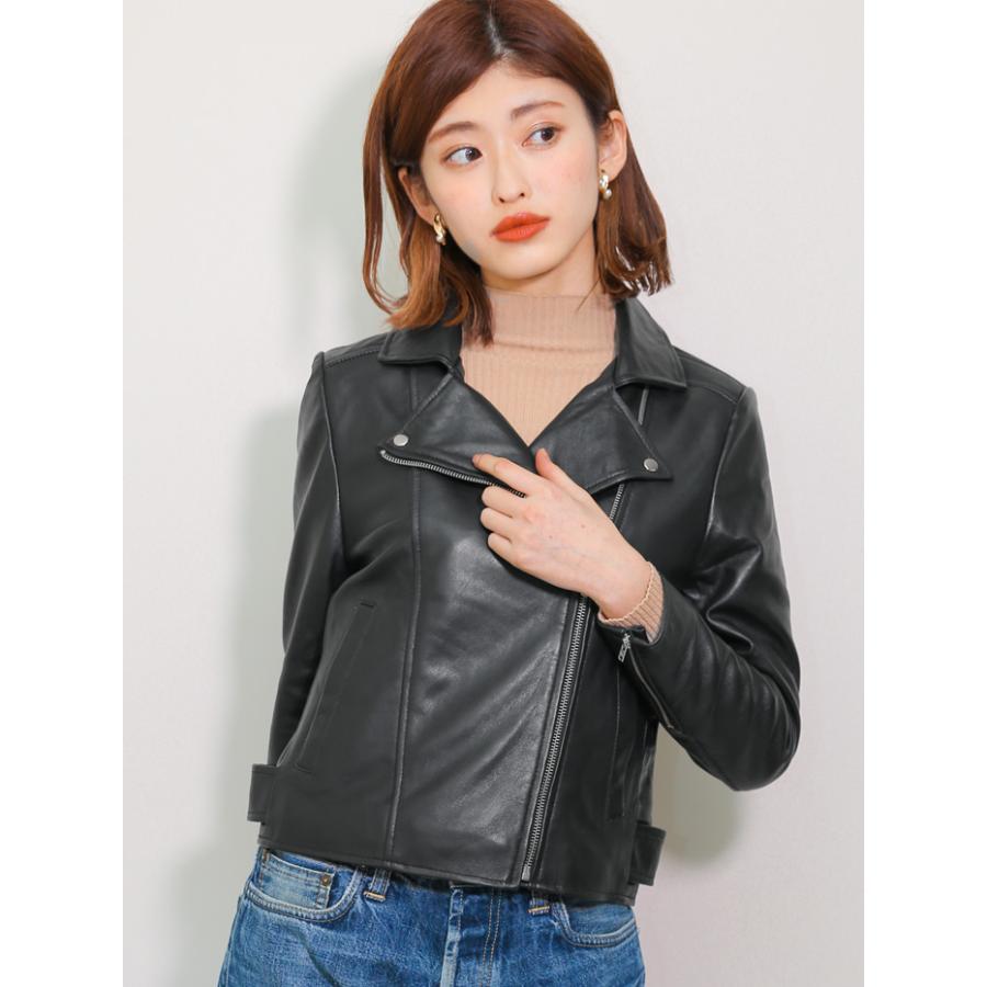 レザージャケット ライダース ダブルライダース 革ジャン レディース