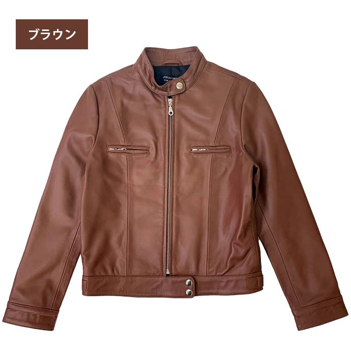 レザージャケット カラーサンプル ラムレザー シングル レザージャケット カラーサンプル ラムレザー シングル