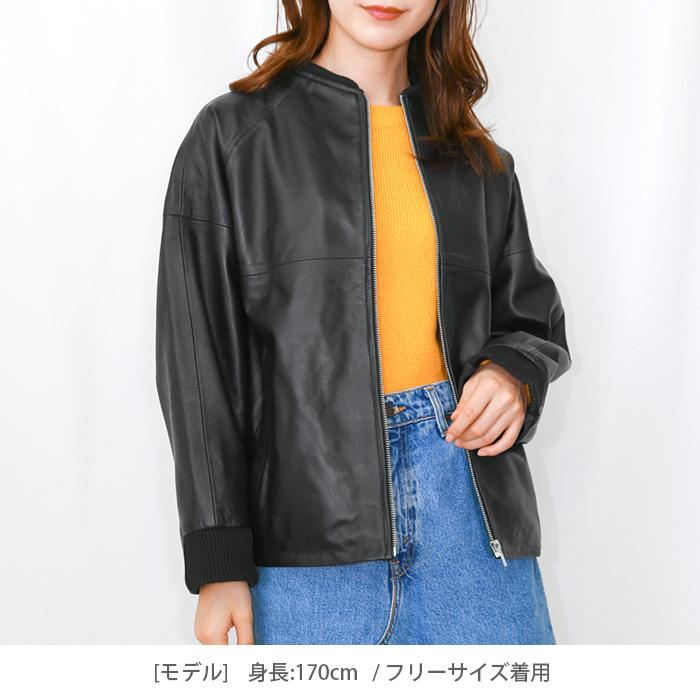 レザージャケット ブルゾン MA-1 革ジャン レディース 本革 羊革 レザージャケット ブルゾン MA-1 革ジャン レディース 本革 羊革