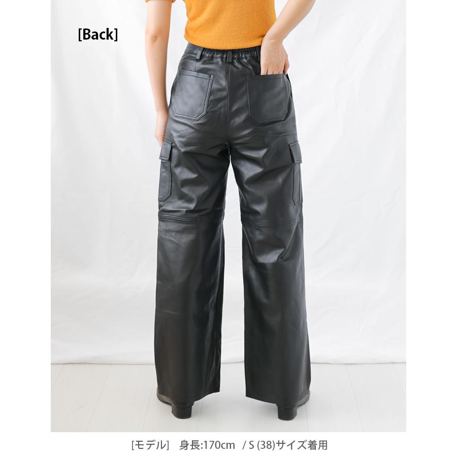 ワイドレザーパンツwilsonsレザー ペインターパンツカーゴパンツ