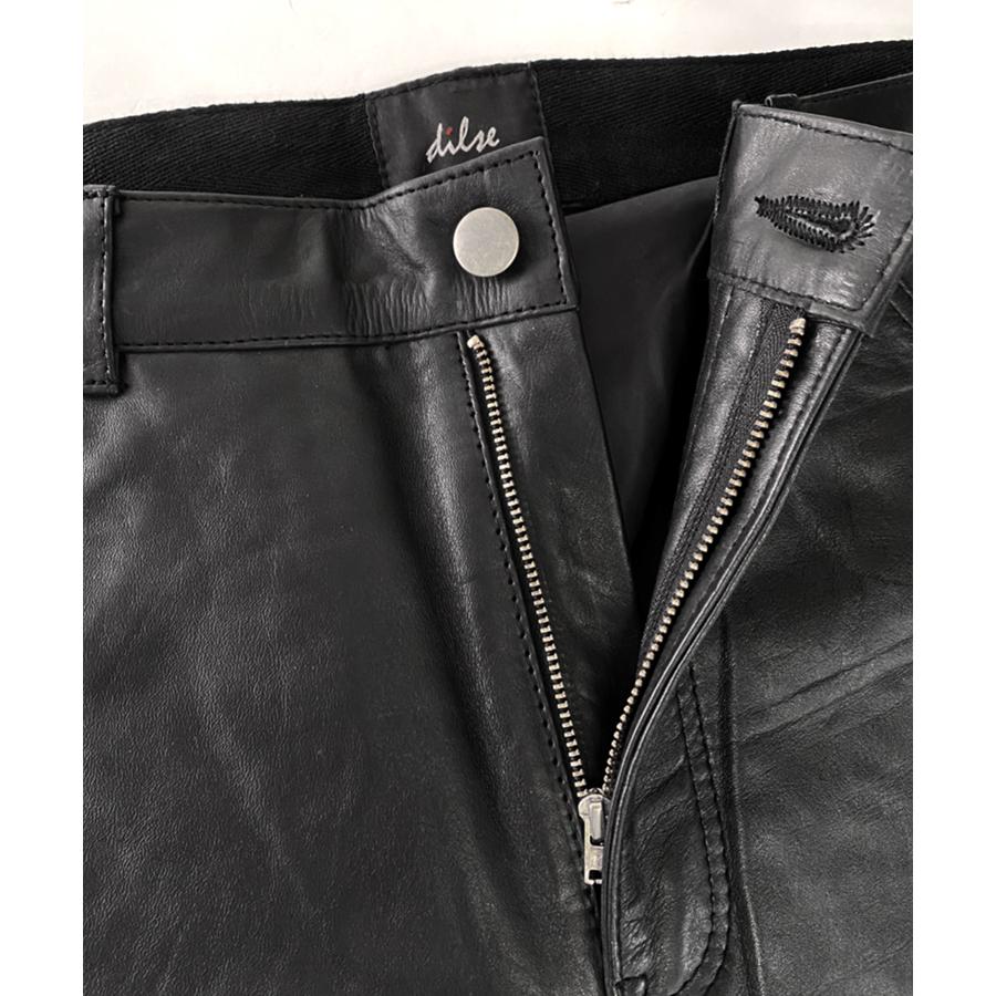 レザーパンツ ボトムス ストレート メンズ ブラック 革パンツ 皮パンツ 本革 牛革 カウレザー L1112 |  | 07