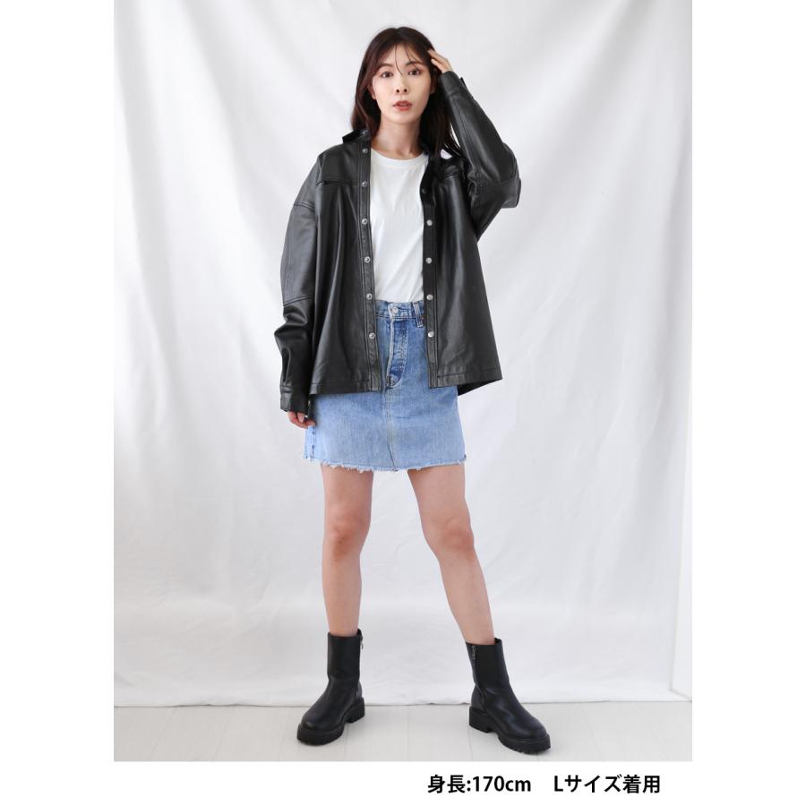 本革 ラムレザー レザーシャツ 長袖 メンズ ユニセックス ブラック L1206 |  | 12