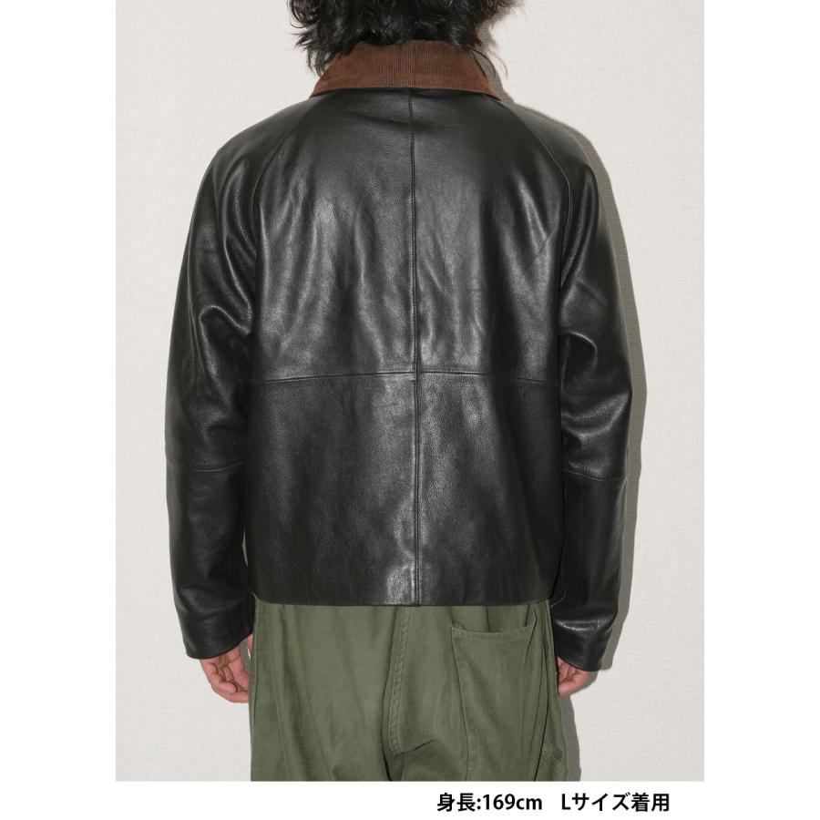 レザージャケット 革ジャン カウレザー 牛革 ショート丈 長袖 メンズ ジャケット アウター 本革 M-XLサイズ L1291 |  | 11