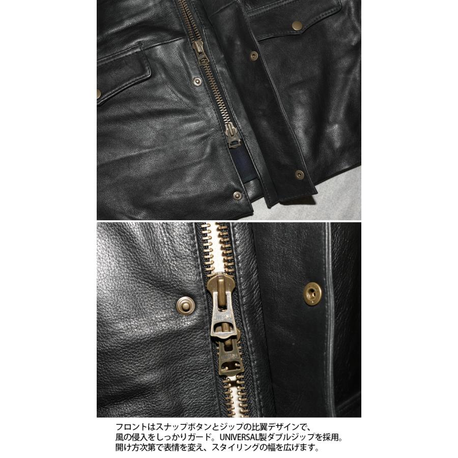 レザージャケット 革ジャン カウレザー 牛革 ショート丈 長袖 メンズ ジャケット アウター 本革 M-XLサイズ L1291 |  | 19